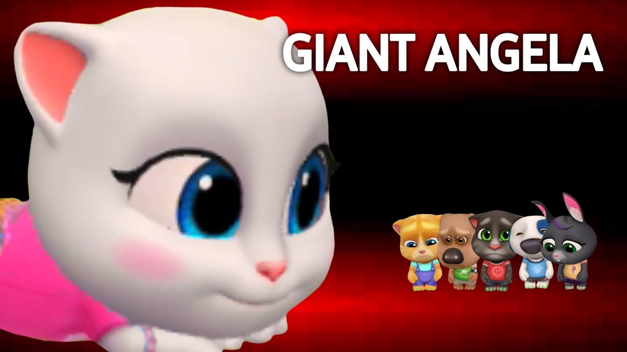 GIANT ANGELA - Why Everybody Hates Angela - My Talking Tom Friends - Talking Tom Gold Run 250925 #1