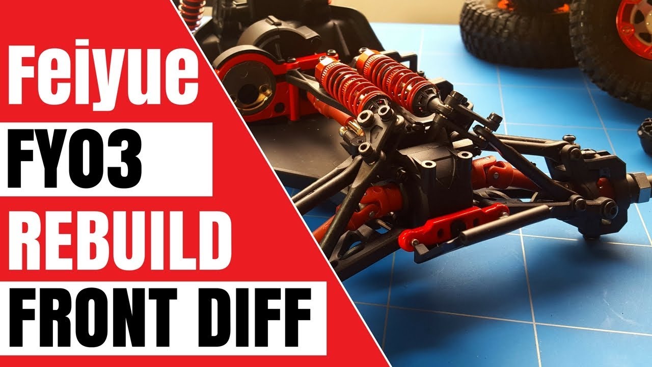 Front Rc Diff Rebuild From Feiyue FY 03 Eagle 3 Desert Truck and How To FIX Rc Car Differential
