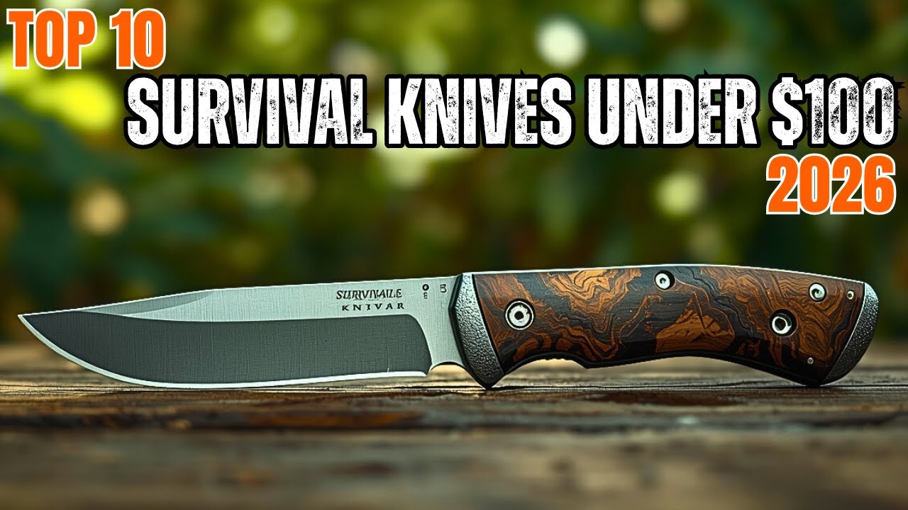 10 Best Survival Knives Under $100 In 2026 | EXPERT PICKS!!!