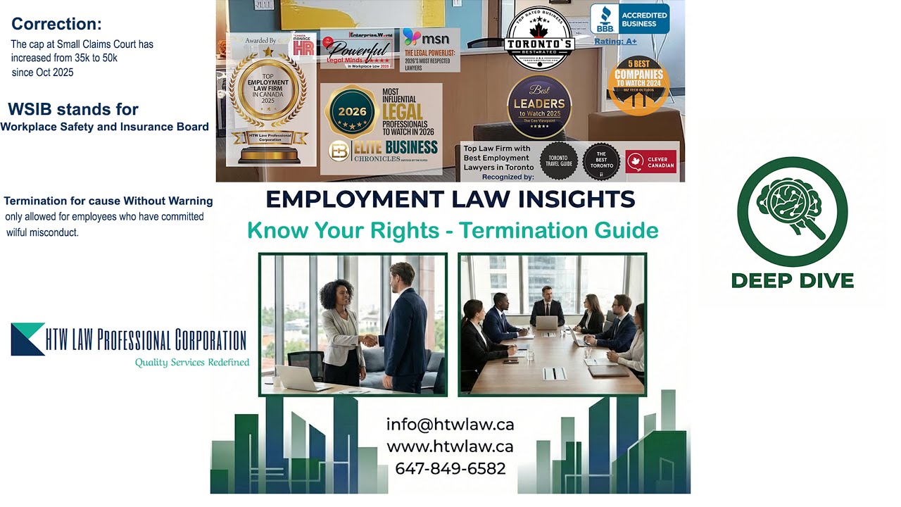 S01E01 - Can Your Employer Lie About Why You Were Fired? An Ontario Deep Dive