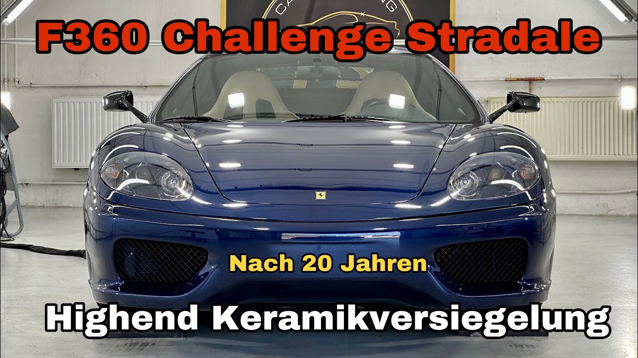 FERRARI 360 Challenge STRADALE / KERAMIKversiegelung / Paddy poliert PS Car Garage