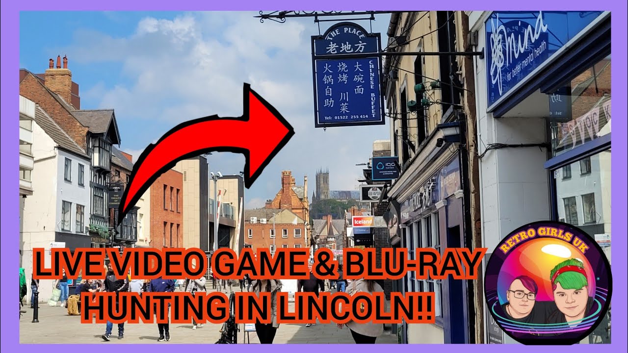 CEX в прямом эфире и благотворительный шопинг в Линкольне | Retro Girls UK #cex #thrifting #blu-r...