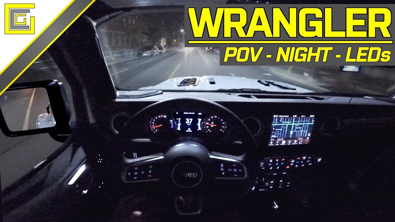 2020 JEEP WRANGLER RUBICON - POV Test Drive at Night