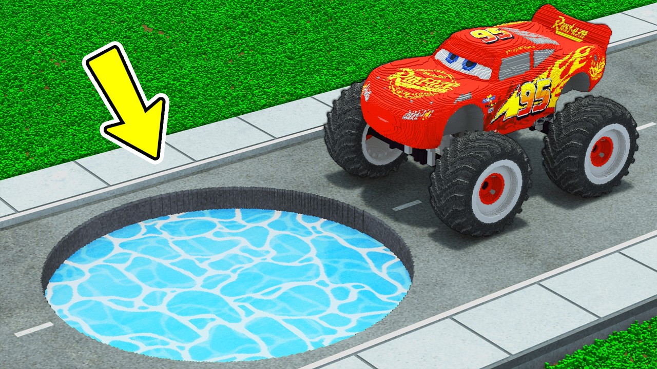 MONSTER TRUCK vs WATER in Teardown