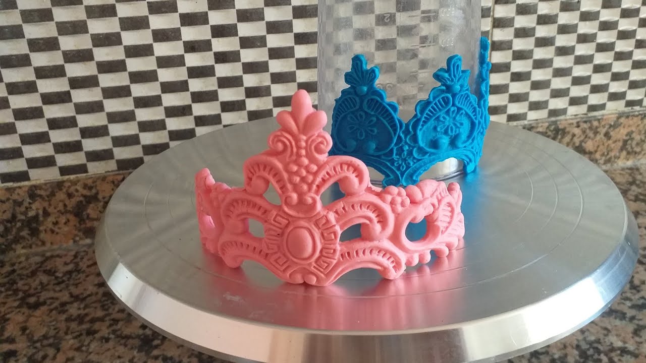 طريقة عمل تاج للكيك ديزاين ثابت وصلب / نصائح مفيدة للمبتدئات