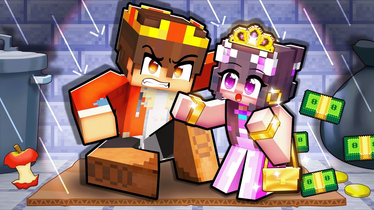 ARM und REICH Verbotene LIEBE in Minecraft!