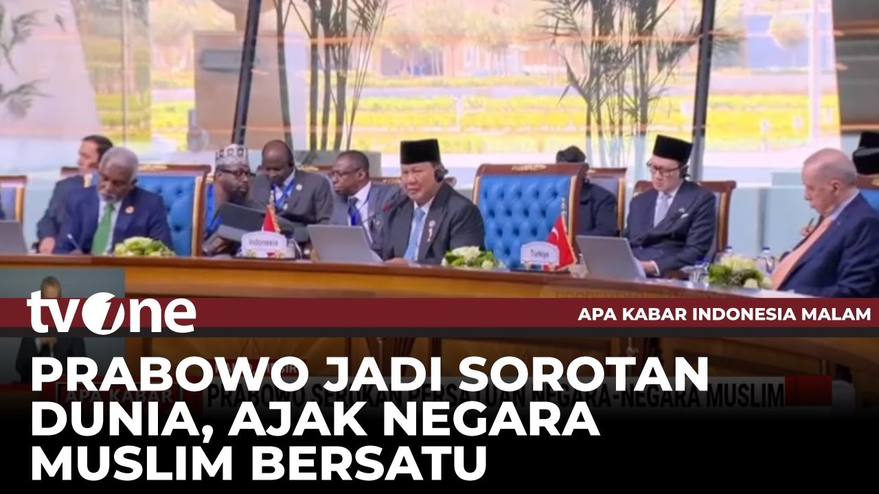 Pidato Presiden Prabowo Ingatkan Negara-negara Muslim Bersatu jadi Sorotan Dunia | AKIM tvOne