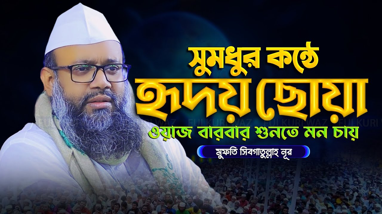 সুমধুর কন্ঠে এমন ওয়াজ বারবার শুনতে মন চায় | সিবগাতুল্লাহ নূর নতুন ওয়াজ - Sibghatullah Nur Waz 2025