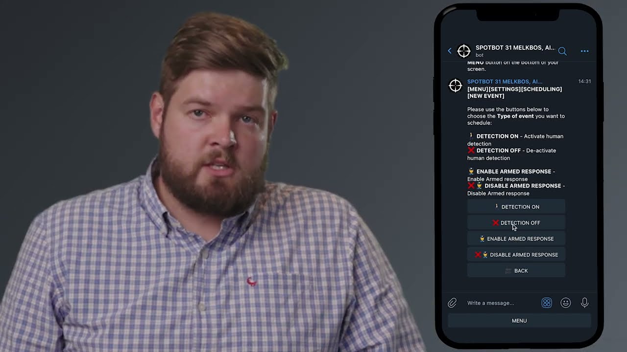 SPOTBOT [Telegram] Scheduling Instructional Video
