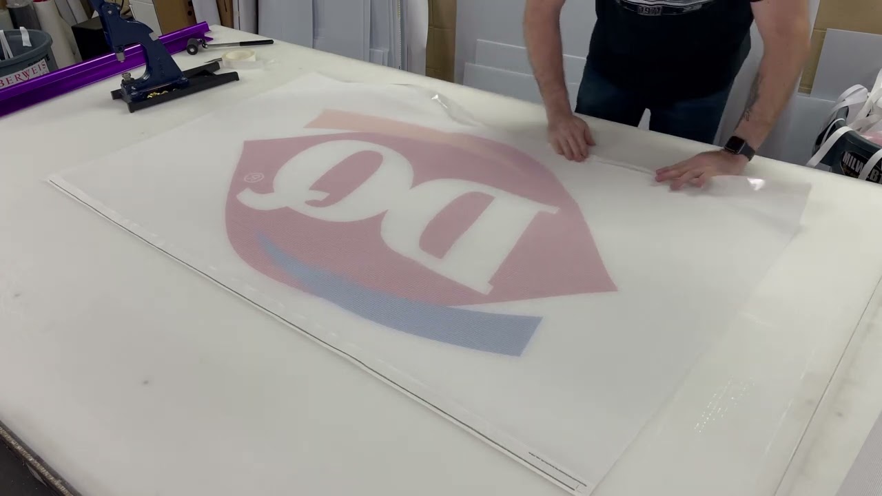 Mesh Vinyl Banner Sign Assembly / Milweb1