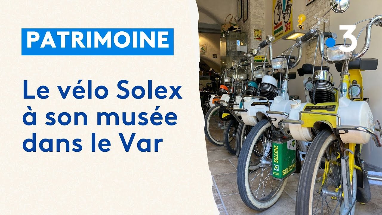 Le fameux Solex, entre vélo et mobylette, a son musée dans le Var