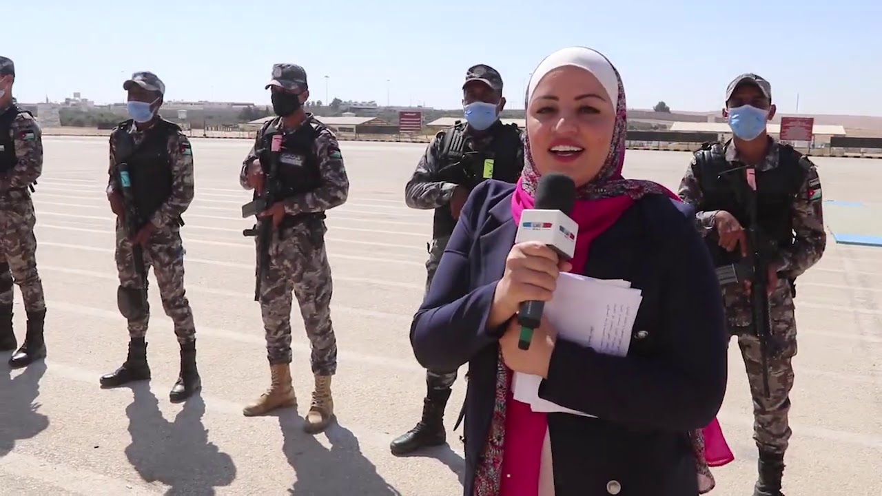 حلقة ميادين الدرك  من مركز الدرك الأردني الإقليمي المتميز لتدريب حفظ النظام.