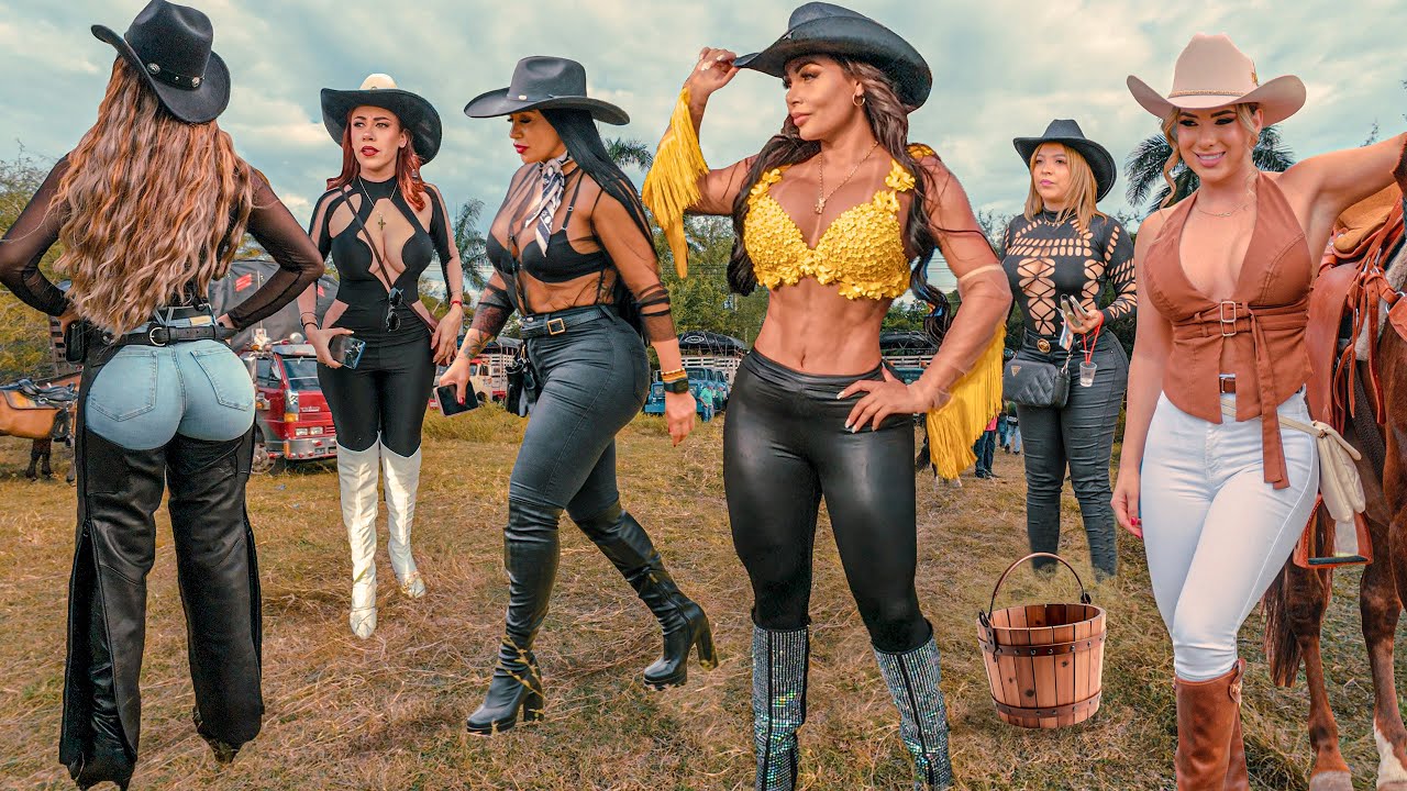 Unique Beauty in COLOMBIA 😍 Lovely Women in the RODEO