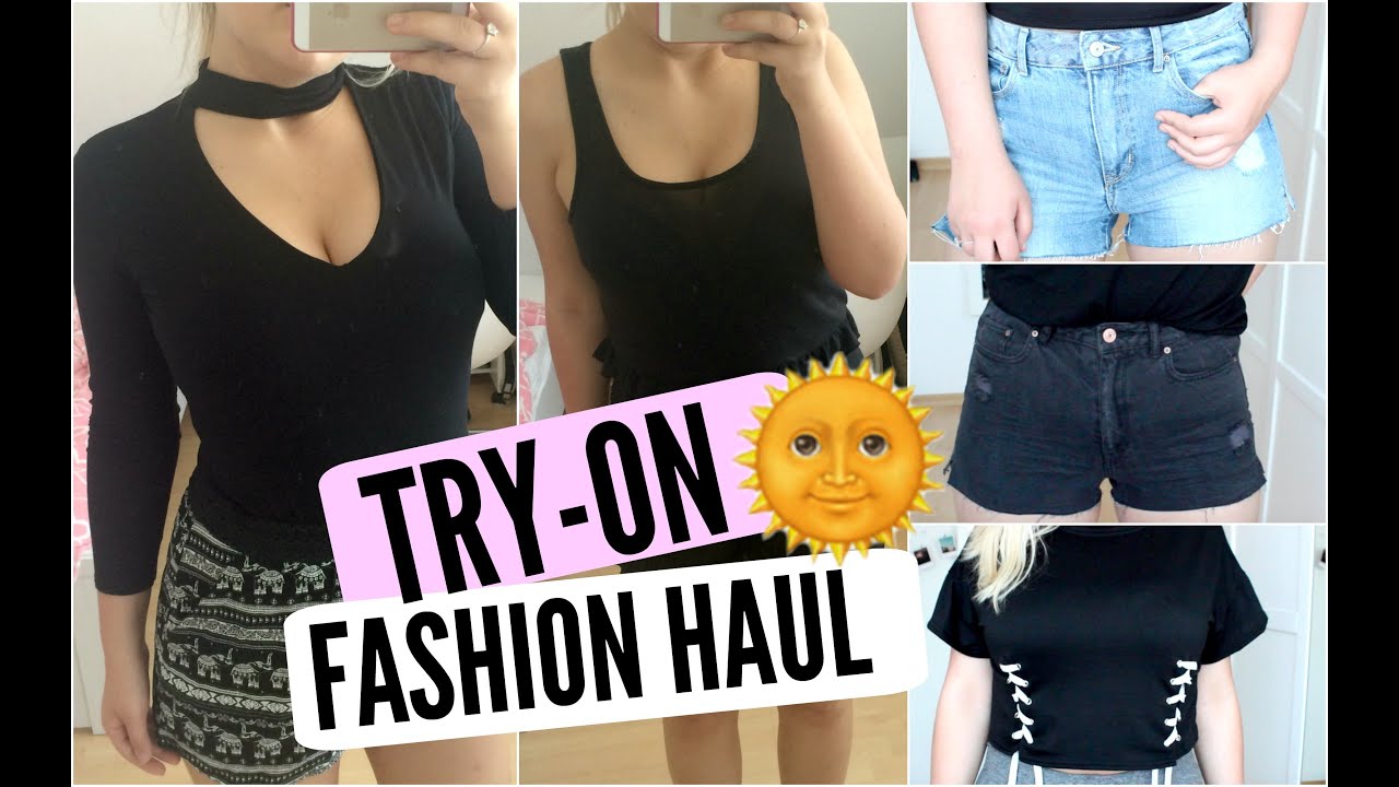 TRY-ON SOMMER HAUL 2016 - H&M, Madlady, Pimkie