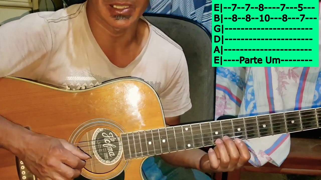 TABLATURAS AMADO BATISTA SOLO DA MUSICA VEM ATÉ AQUI APRENDA COMO FAZER INICIANTES VIOLÃO E GUITARRA