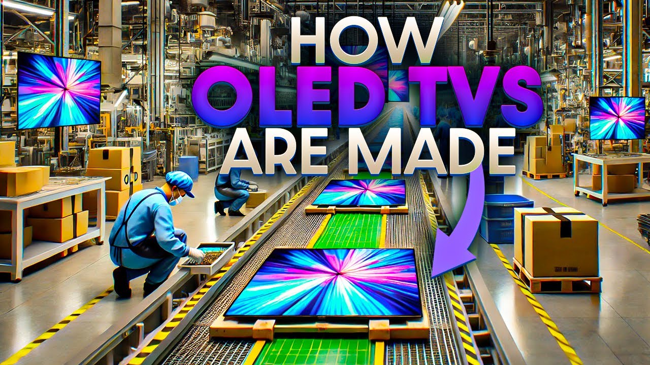 Как производятся 8K OLED-телевизоры