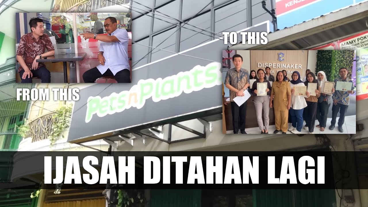 CAKJI SIDAK IJASAH DITAHAN, LANGSUNG DIKEMBALIKAN SAAT ITU JUGA⁉️