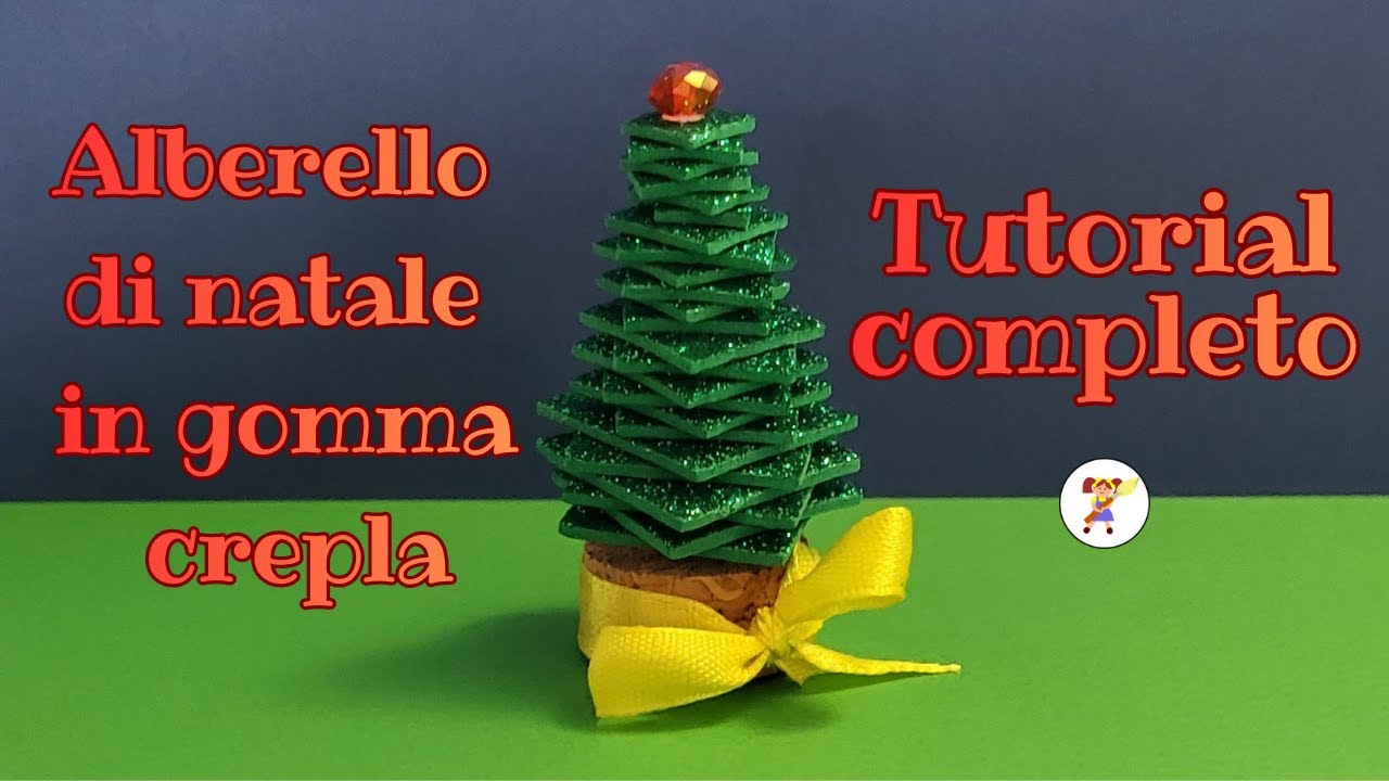 Tutorial: Alberello Natalizio con Sughero e Gomma Crepla | Decorazione Creativa per il Natale