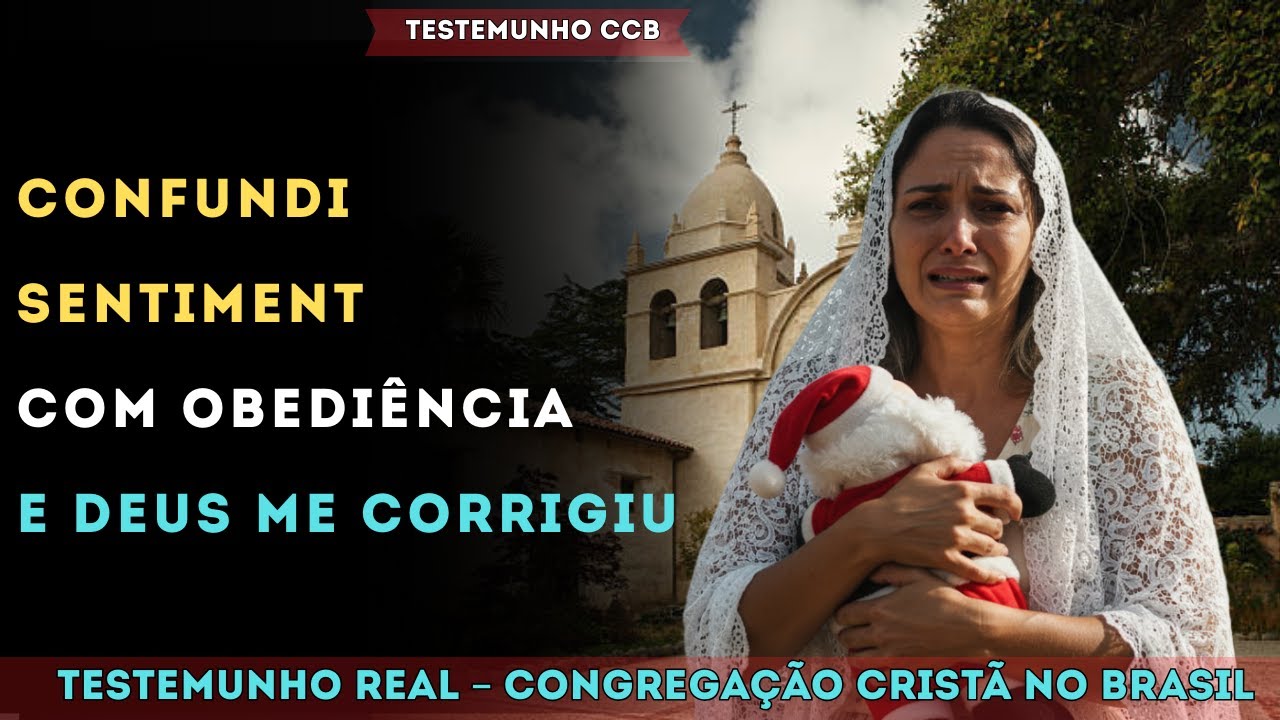 TESTEMUNHO CCB – CONFUNDI SENTIMENTO COM OBEDIÊNCIA, E DEUS ME CORRIGIU