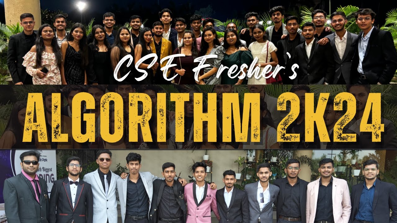 Engineering Students Fresher's Party 🔥|| CSE ALGORITHM 2K24 🎉 || BIT DURG ❤️ | PART 1