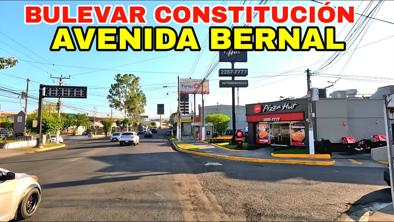 MIRA COMO SE ENCUENTRA BULEVAR CONSTITUCIÓN Y AVENIDA BERNAL san salvador. #elsalvador