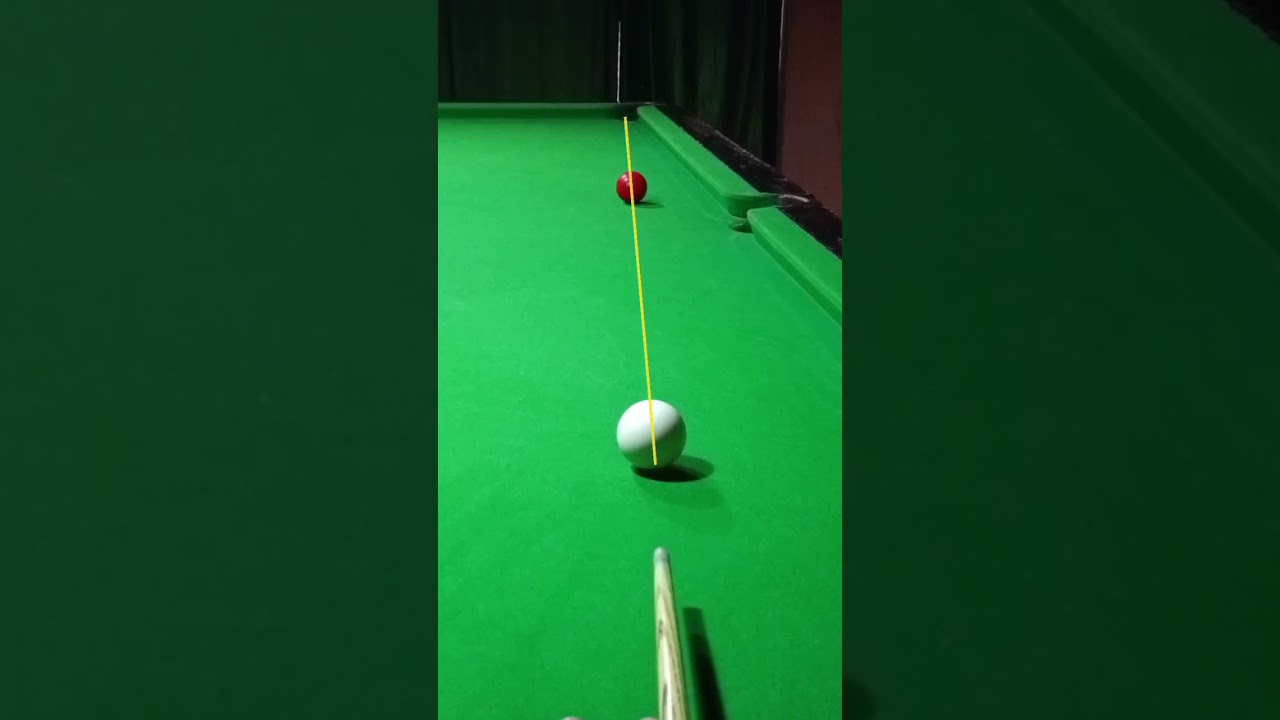 That's why you keep missing straight shots in snooker & billiards  #snooker #billiards #tips