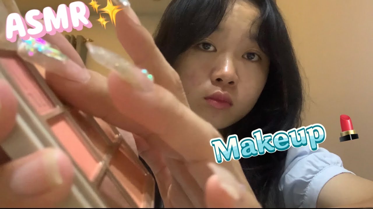 ASMR DOING YOUR MAKEUP 💄✨- TINGLY SOUNDS(touching on screen)