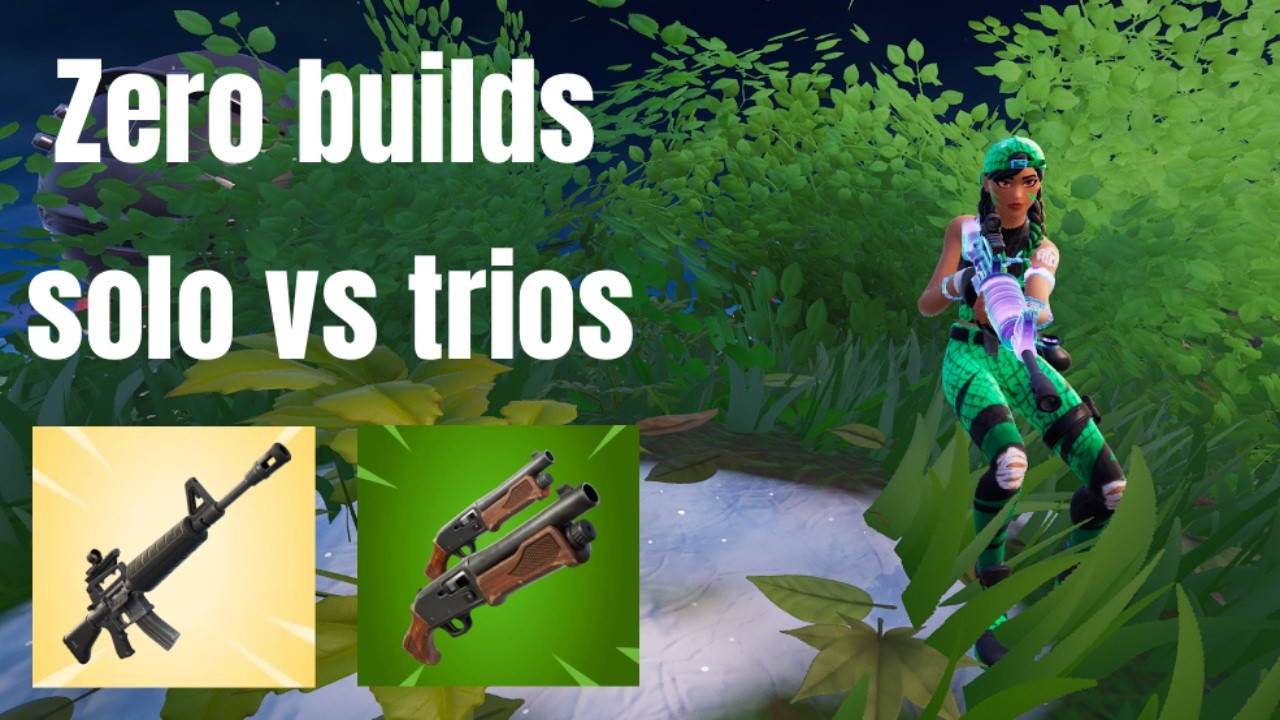 Trying to win Solo vs Trios Zero builds #7