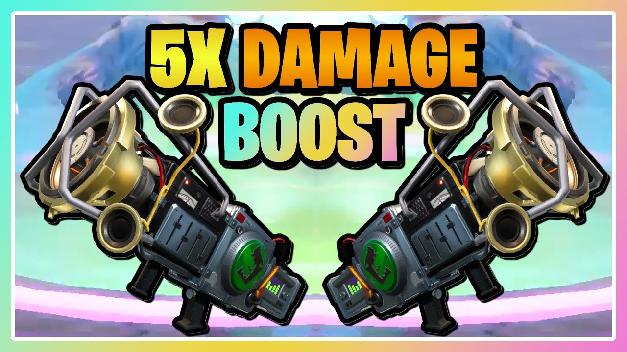 5,000,000+ DAMAGE PER SHOT! Deciblaster showcase in Fortnite Save the World!