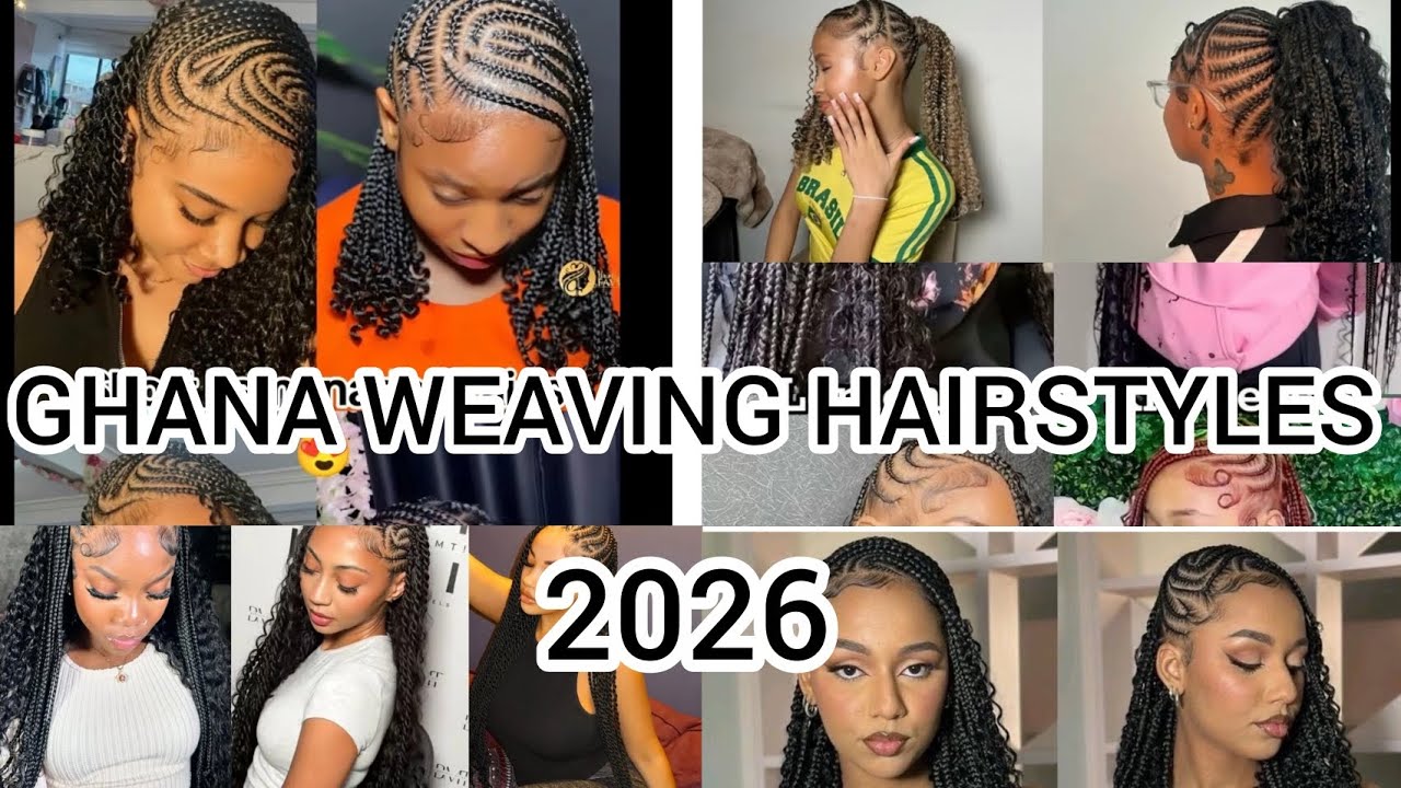 CUTE LATEST CORNROW BRAIDS HAIRSTYLES/GHANA WEAVING HAIRSTYLES/ STITCH BRAIDS HAIRSTYLES #viral