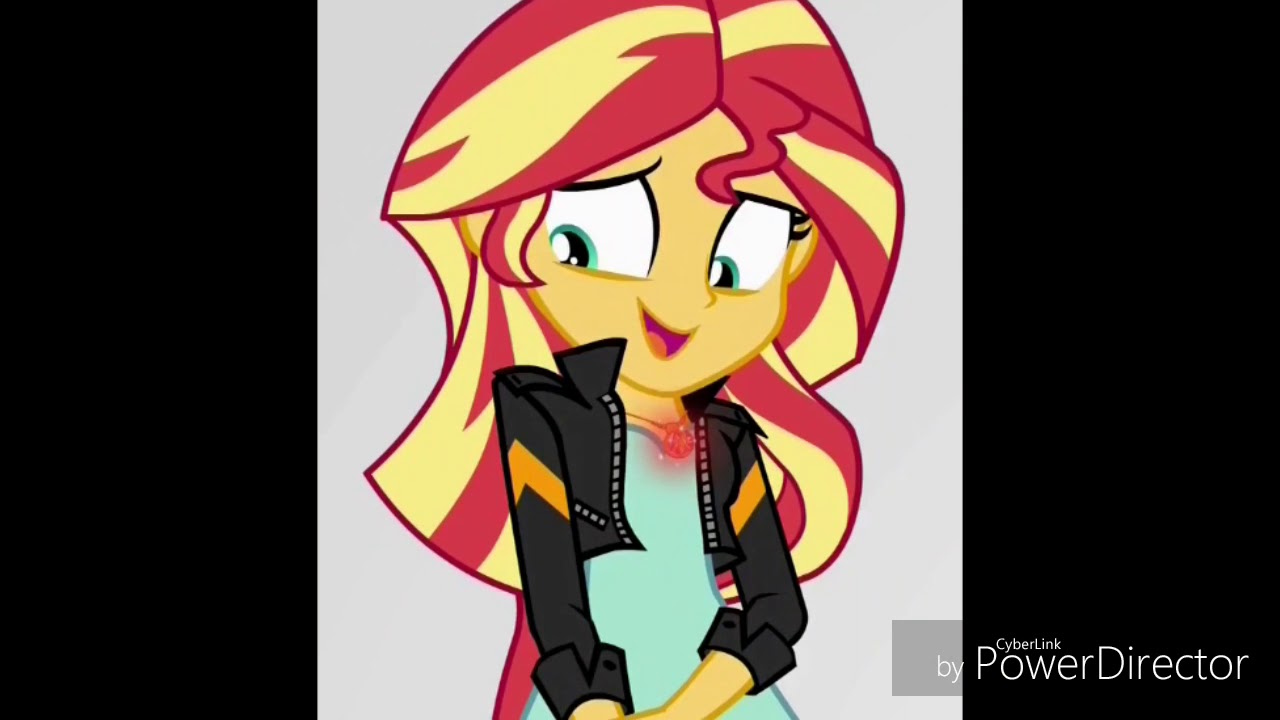 Sunset Shimmer and Flash