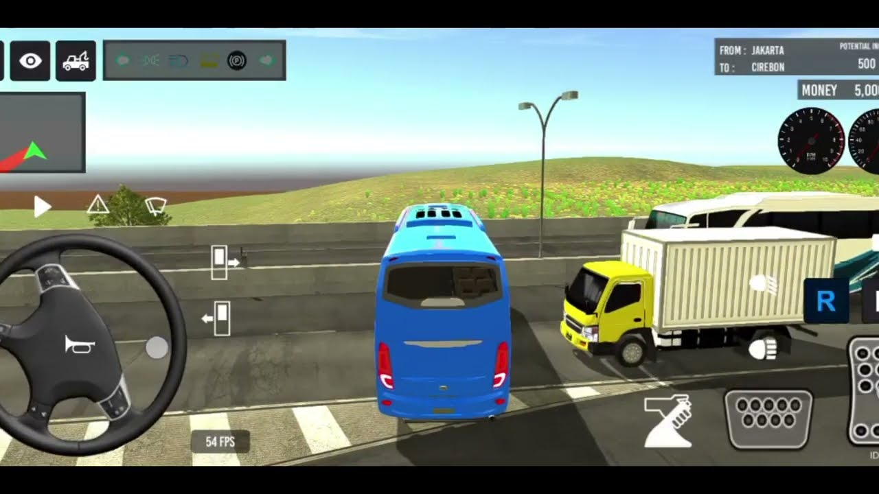 2026 new coach bus simulator 💥 ||2025 indonesia bus simulator part-9 #bus #game #simulator #1
