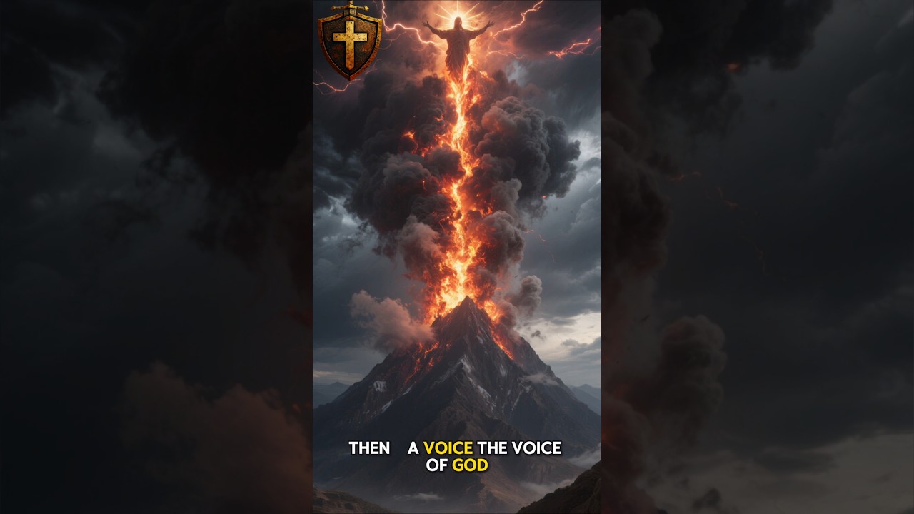 When God’s voice thundered from Mount Sinai, the earth trembled. 