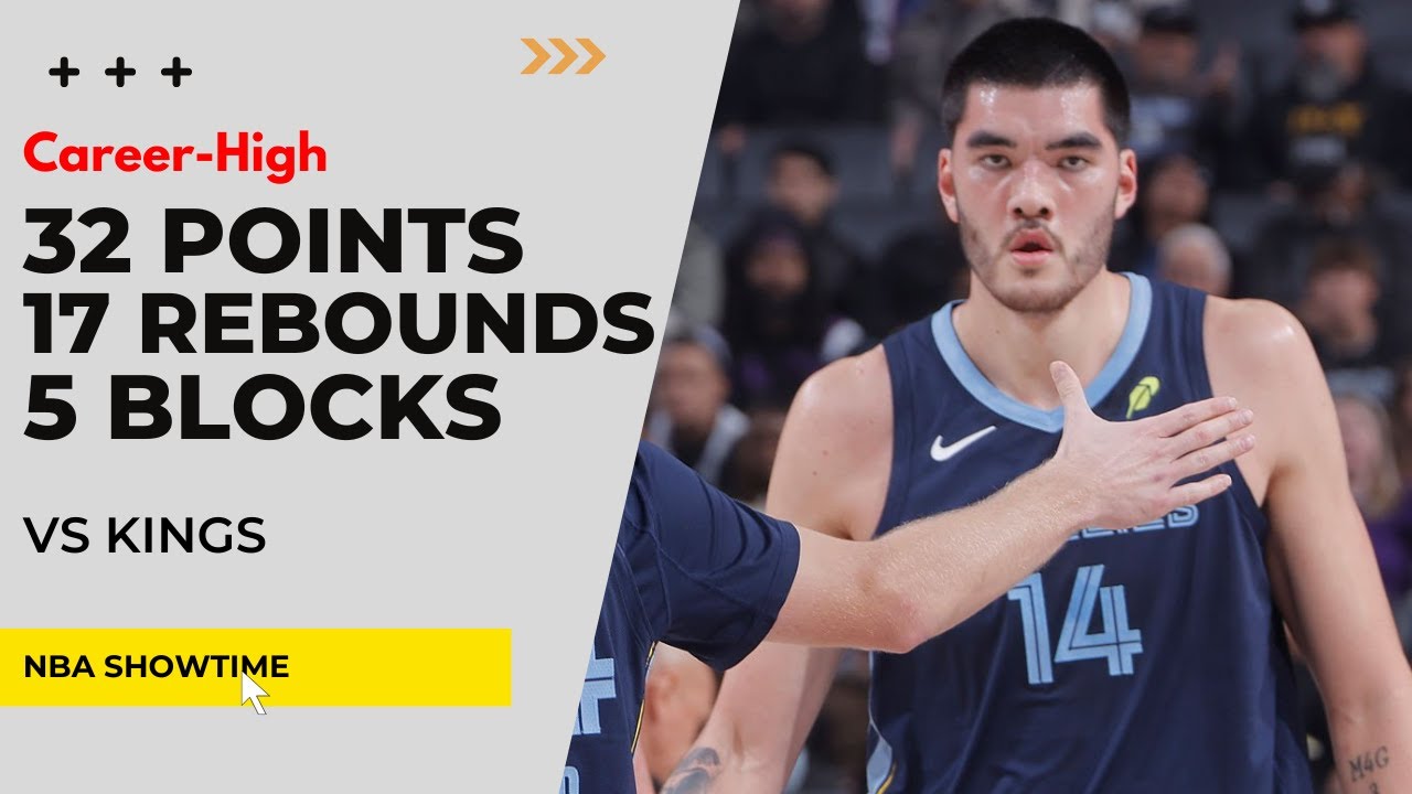 Zach Edey CAREER-HIGH 32 Points, 17 Rebs, 5 Blocks vs Kings I 25-26 NBA Season