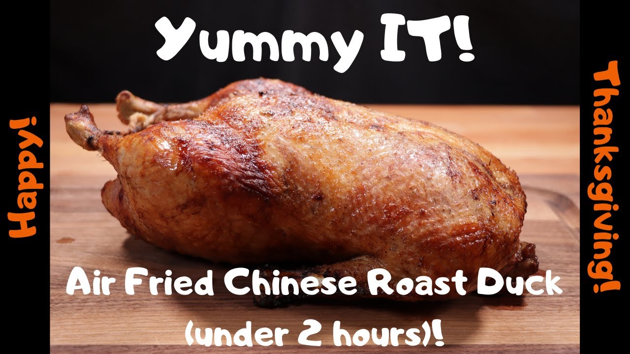 Air Fryer Chinese Roast Duck in under 2 hours [ASMR] | Yummy It Food