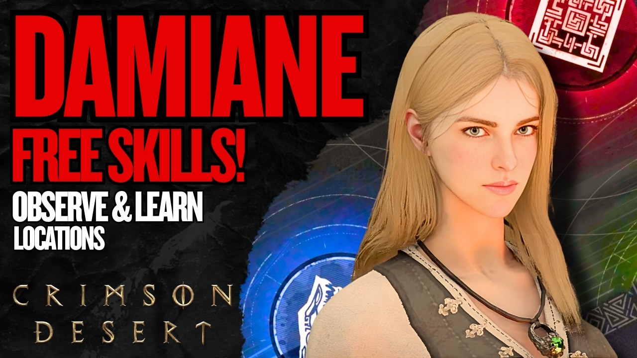 EVERY Observable Skill for DAMIANE! | CRIMSON DESERT