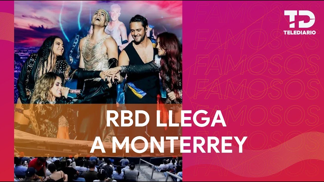 RBD llega a Monterrey para su concierto Soy Rebelde Tour en el Estadio Mobil Super