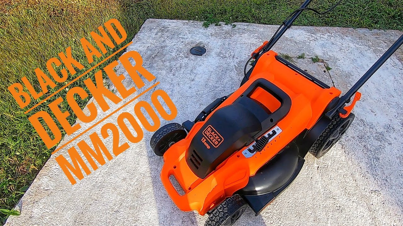 Black and Decker MM2000 Corded Electic Lawn Mower