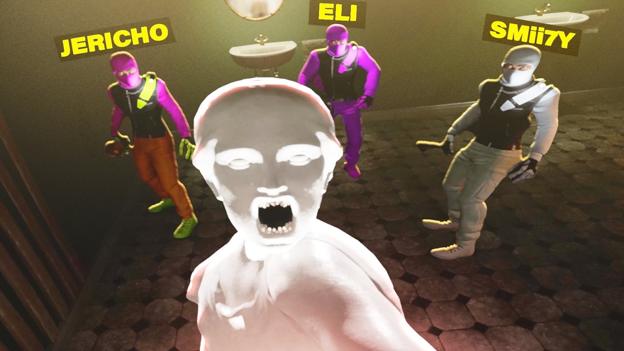 4 Idiots try to rob a museum but keep getting caught by security