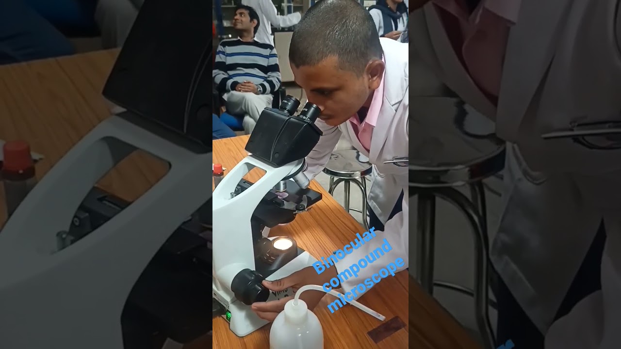 binocular compound microscope#mbbs #shortsmbbs #entertainment#medical #hospital#histopathology lab