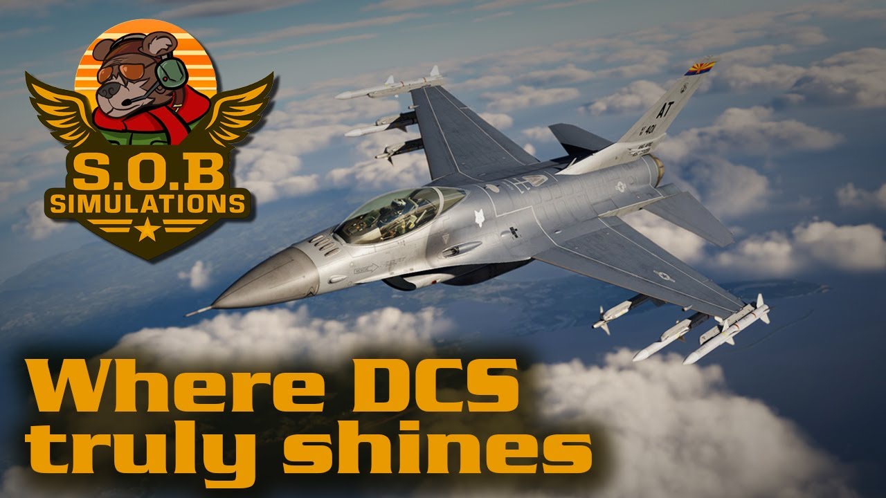 Sentry Pacific 25 — предварительный обзор кампании DCS F-16 от SOB Simulations