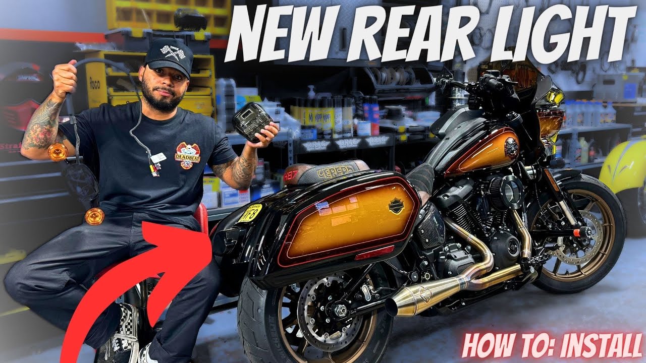 Low rider st MOONS mc Integrated Taillight install