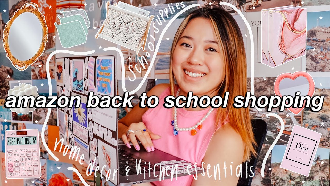 BACK TO SCHOOL SHOPPING AT AMAZON *school supplies & college dorm/apartment*