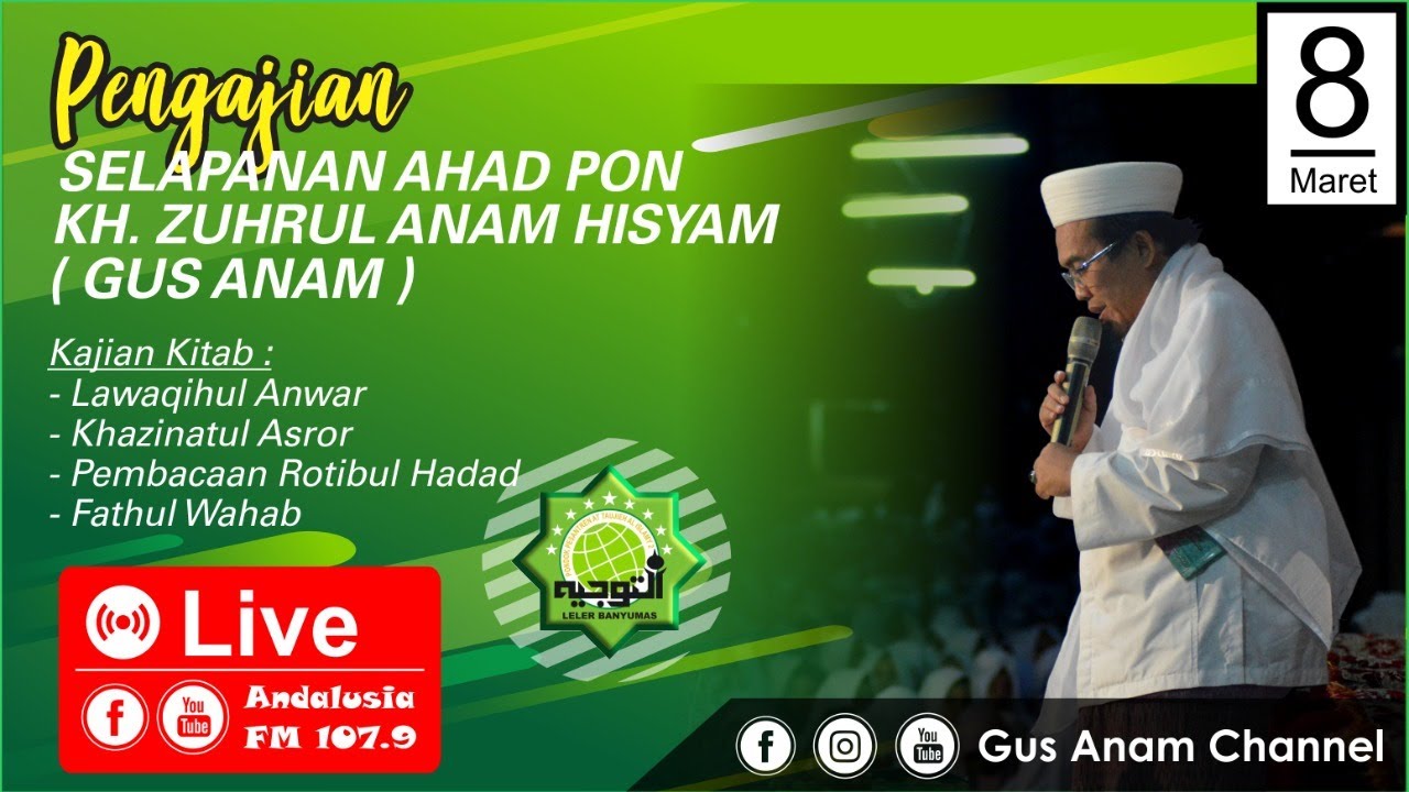 LIVE - NGAJI SELAPANAN AHAD PON KH. ZUHRUL ANAM HISYAM
