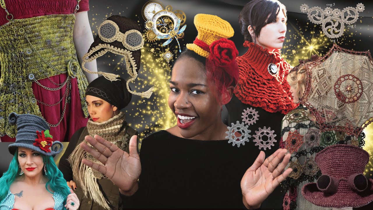 35+ STEAMPUNK Crochet Patterns for a Vintage - Industrial Look