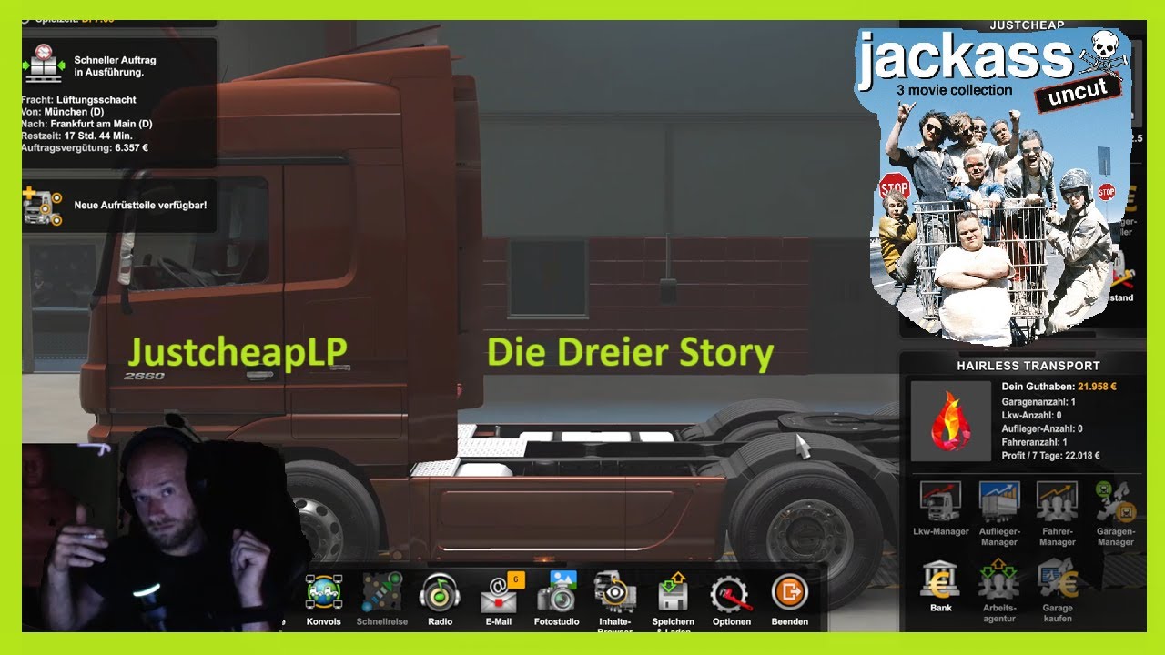 JustcheapLP - Die Dreier Story, Steve o am Kotzen und weirde Eltern