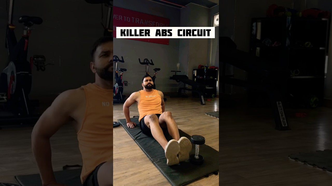 Killer Abs Circuit 🔥 Core Strength Workout (No Equipment)