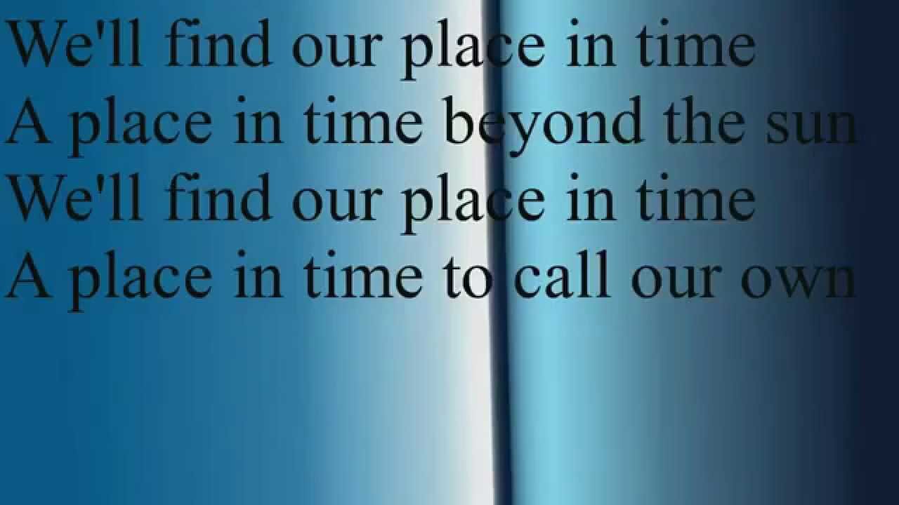 A Place In Time(Amanda Abizaid) Lyrics