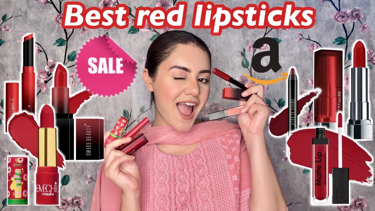 My top 5 bold Red lipsticks for Indian skin tones | Best for weddings & parties | kp styles