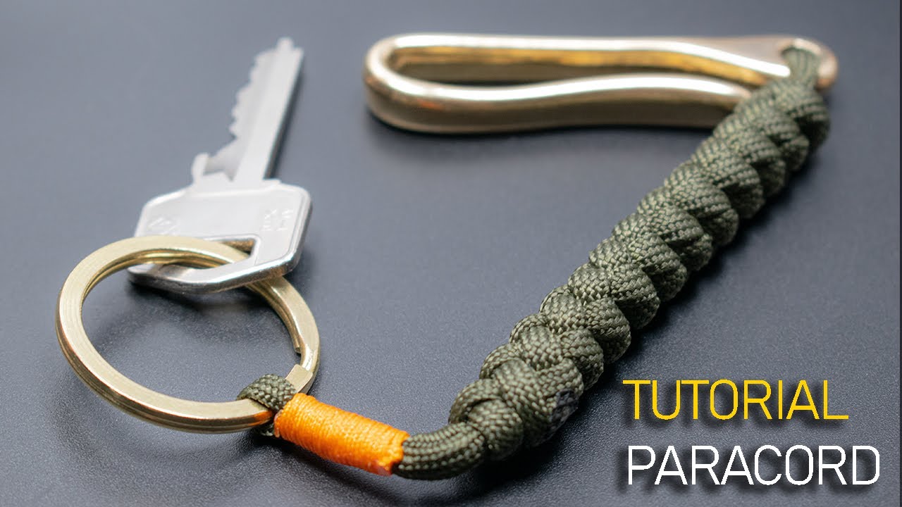 Cómo hacer un llavero paracord con gancho